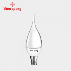 Đèn LED Nến Điện Quang ĐQ LEDCD04 02765 ( 2W daylight chụp mờ )