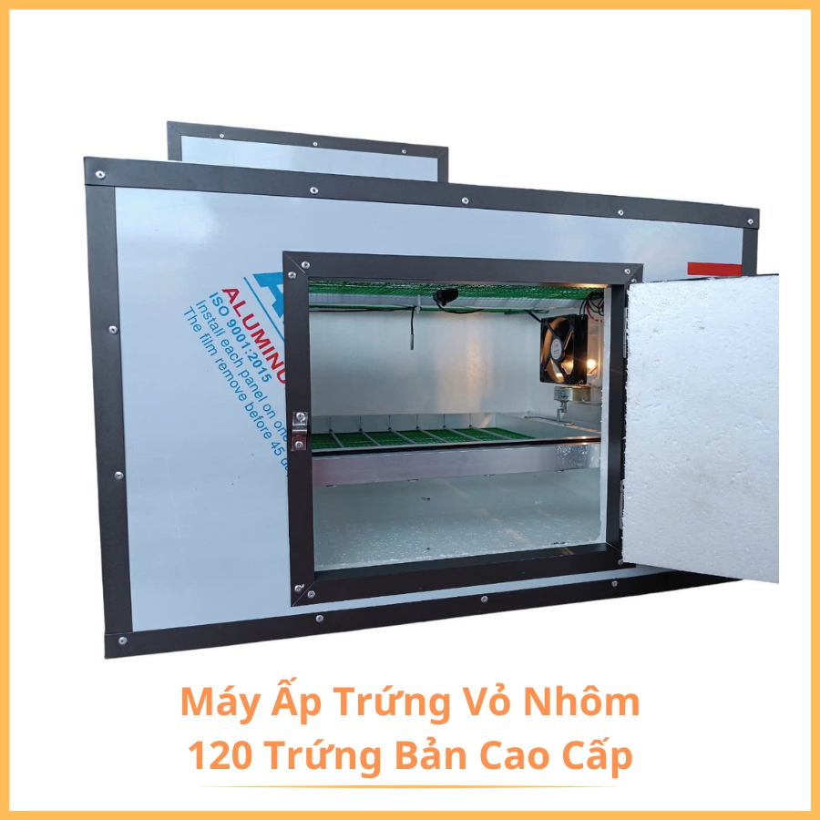 Máy Ấp 120 Trứng Vỏ Nhôm Bản Cao Cấp